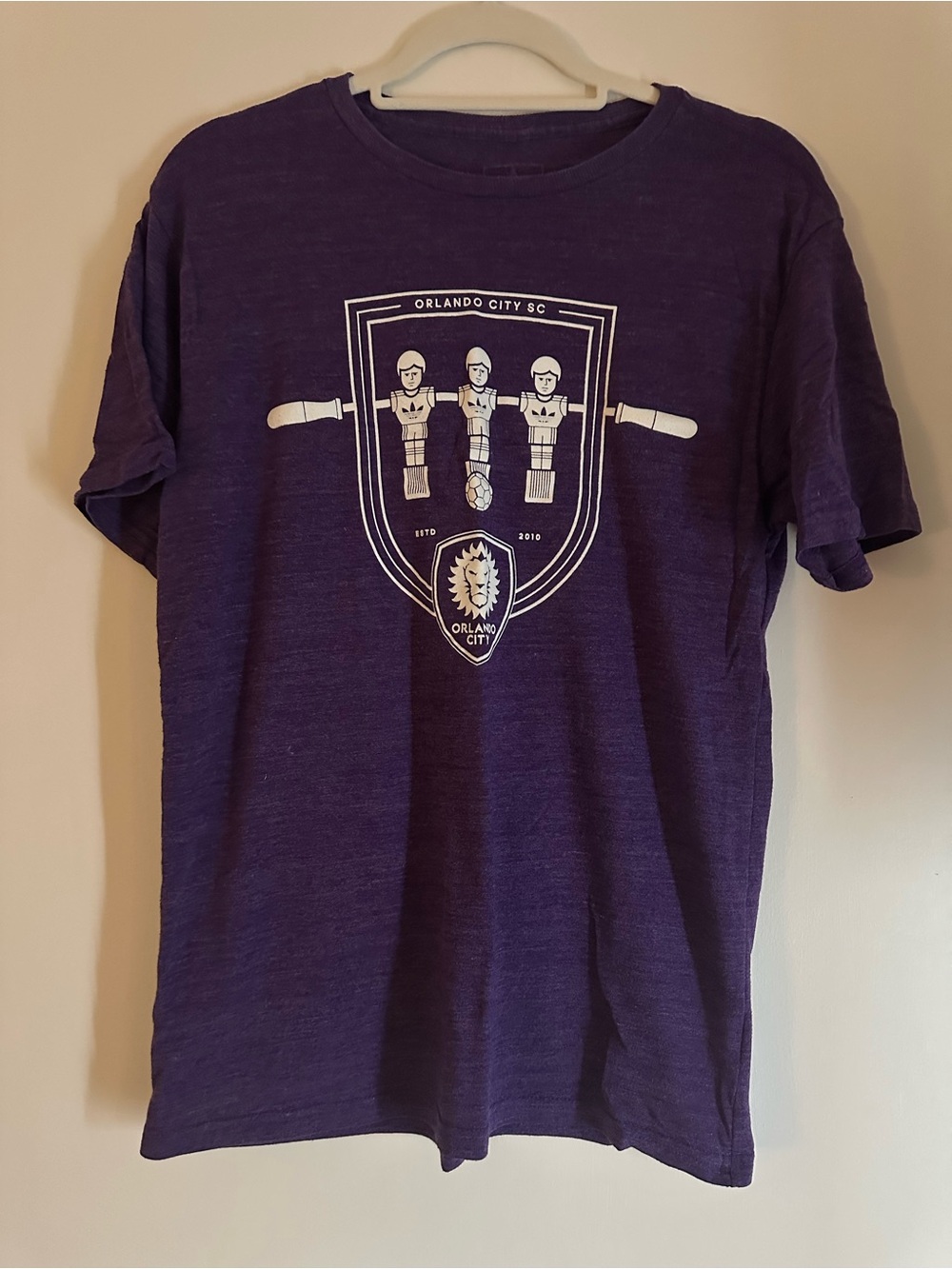 Women’s adidas Purple Orlando City Soccer Graphic Tee - Size Small